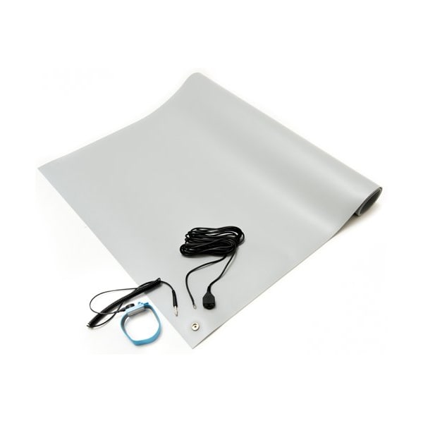Bertech ESD Anti-Static Table Mat Kit, 20 In. x 30 In., Gray 1059-20x30GKT - main